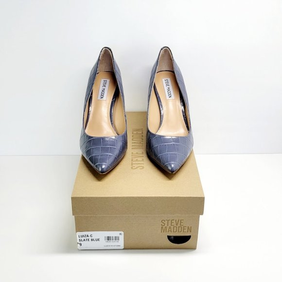 STEVE MADDEN luiza croc Pump Sz 9 NEW - Picture 2 of 8
